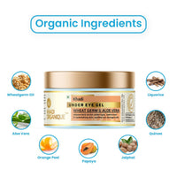 Khadi Organique Under Eye Gel With Wheat Germ and Aloe Vera 50 gm