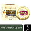 Khadi Organique Wine Grapefruit Lip Balm Suitable For Dry or Chapped Lips 5 gm