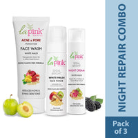 La Pink Brightness Overnight Combo Pack of 3