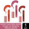 Asmee Liquid Matte lipstick Orange Lily | Bergenia | Maroon petunia