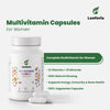 Leeforia Women’s Multivitamin 60 Capsules | Plant-Based with Biotin, Zinc, Vitamin C & D3 | Immunity, Hair, Skin & Bone Support