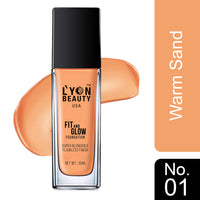 Lyon Beauty USA Fit And Glow Foundation 05 Warm Sand 30 ml