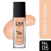 Lyon Beauty USA Fit And Glow Foundation 05 Medium Moyen 30 ml