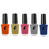 Asmee Classic Nail Polish Magic Orange | Dazzling Blue | Golden Treasure | Sakura | Roman Silver