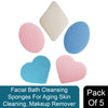 Majestique Reusable Cosmetic Face Sponge Pads 5 Pieces
