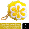 Majestique Cleanse Flower Loofah Mesh Bath 1 Piece