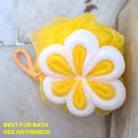 Majestique Cleanse Flower Loofah Mesh Bath 1 Piece