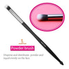 Majestique Tri Makeup Brush Set with Pouch Kit