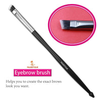 Majestique Tri Makeup Brush Set with Pouch Kit