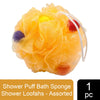 Majestique Loofah With Active Spheres Mesh Shower Sponge Assorted 1 Piece