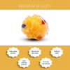 Majestique Loofah With Active Spheres Mesh Shower Sponge Assorted 1 Piece