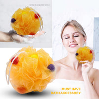 Majestique Loofah With Active Spheres Mesh Shower Sponge Assorted 1 Piece