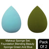 Majestique Teardrop Makeup Blender Beauty Sponges 2 Pieces