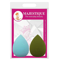 Majestique Teardrop Makeup Blender Beauty Sponges 2 Pieces