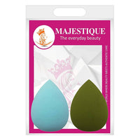 Majestique Teardrop Makeup Blender Beauty Sponges 2 Pieces