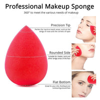 Majestique Teardrop Makeup Blender Beauty Sponges 2 Pieces
