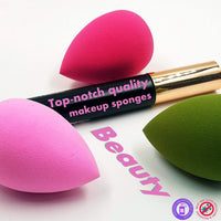 Majestique Teardrop Makeup Blender Beauty Sponges 2 Pieces