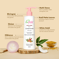 La Pink Methi Dana Ultimate Hair Fall Control Solution Pack of 3