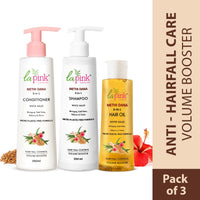 La Pink Methi Dana Ultimate Hair Fall Control Solution Pack of 3