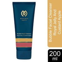 Mystique Earth Bubble Facial Cleanser Royal Jelly And Custard Apple 200 ml