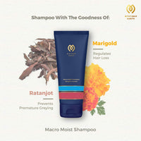 Mystique Earth Macro Moist Shampoo Marigold And Ratanjot 200 ml