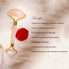 Mystique Earth Rose Quartz Roller 1 Piece