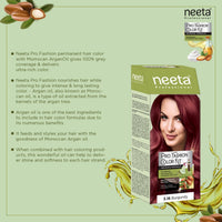 Neeta Fashion Color Kit Permanent Hair Color Burgundy 3.16