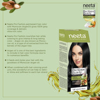 Neeta Fashion Color Kit Permanent Hair Color Natural Black 1.0