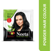 Neeta Hair Color Powder Natural Black 5g (Pack of 12) with Herbs for Smooth Silky Hair