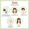 Neeta Hair Color Powder Natural Black 5g (Pack of 12) with Herbs for Smooth Silky Hair