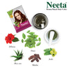 Neeta Hair Color Powder Natural Brown 15g with Herbs for Smooth Silky Hair