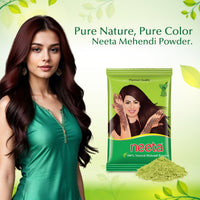 Neeta Henna Powder Pack of 1 - Natural Herbs, Ammonia-Free Hair , 250g 100% Natural Mehendi Powder