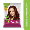 Neeta Henna Powder for Hair Color with Amla, Shikakai, Heena & Aloe Vera for Smooth, Natural Brown Hair 15g per Pack, 10 Packs