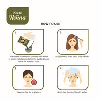 Neeta Pure Henna 9 Herbs Natural Hair Color 150g / 5.29 oz