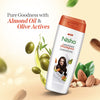 Nisha Almond and Olive Shampoo for Women & Men 340ml for Silky, Shiny and Smooth Hair, Prevents Damage & Split Ends, Deep Nourishment All Hair Types