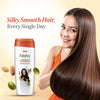 Nisha Almond and Olive Shampoo for Women & Men 340ml for Silky, Shiny and Smooth Hair, Prevents Damage & Split Ends, Deep Nourishment All Hair Types
