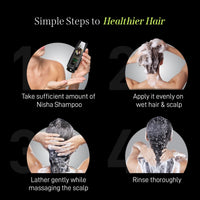 Nisha Avocado and Brahmi Oil Shampoo for Women & Men 340 ml for Silky, Shiny and Healthy Hair, Cleanse Oily Scalp, All Hair Types