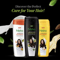 Nisha Avocado and Brahmi Oil Shampoo for Women & Men 340 ml for Silky, Shiny and Healthy Hair, Cleanse Oily Scalp, All Hair Types