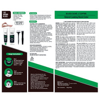 Nisha Beard Colour Black Brown 120 g â€“ Ammonia-Free (1 Pack)