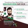 Nisha Beard Colour Dark Brown 40 g â€“ Ammonia-Free (1 Pack)