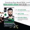 Nisha Beard Colour Original Black 120 g â€“ Ammonia-Free (1 Pack)