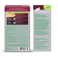 Nisha Creme Hair Color for Women & Men - Burgundy, 30g+30ml, Long-lasting, 100% Grey Coverage Permanent Hair Colour