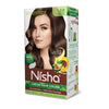 Nisha Creme Hair Color for Women & Men - Dark Brown, 30g+30ml, Long-lasting, 100% Grey Coverage Permanent Hair Colour