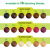 Nisha Creme Hair Color for Women & Men - Flame Red, 30g+30ml, Long-lasting, 100% Grey Coverage Permanent Hair Colour