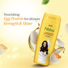 Nisha Egg Protein Shampoo for Women & Men 340ml For Strong, Smooth & Shiny Hair, Frizz Control, Deep Nourishment, All Hair Types