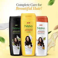 Nisha Egg Protein Shampoo for Women & Men 340ml For Strong, Smooth & Shiny Hair, Frizz Control, Deep Nourishment, All Hair Types