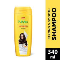 Nisha Egg Protein Shampoo for Women & Men 340ml For Strong, Smooth & Shiny Hair, Frizz Control, Deep Nourishment, All Hair Types