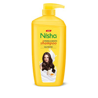 Nisha Egg Protein Shampoo for Women & Men 650 ml For Strong, Smooth & Shiny Hair, Frizz Control, Deep Nourishment, All Hair Types