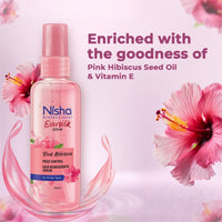 Nisha Hair Serum EverSilk Pink Hibiscus serum 100ml - Hair Serum for Dry Frizzy Hair, Serum for Hair Smoothing