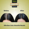 Nisha Fruit Care Hair & Beard Colour Gel 1000ml, Original Black, No Ammonia, 100% Grey Coverage, Long-Lasting, Vegan